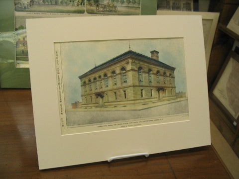 United States Post Office and Custom-House, Camden, NJ, 1898, Bailey and Truscott