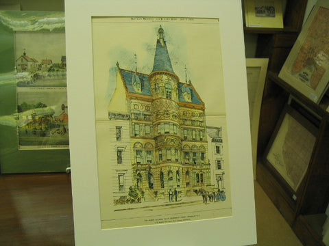 The Wilson Building on 153-157 Pierrepont Street, Brooklyn, NY, 1898, J. G. Glover and Henry Clay Carrel