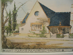 St. Mark's Memorial Church, St. Louis, MO, 1900, Theo. C. Link