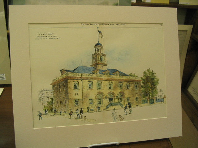 United States Post Office, Brockton, MA, 1898, James Knox Taylor