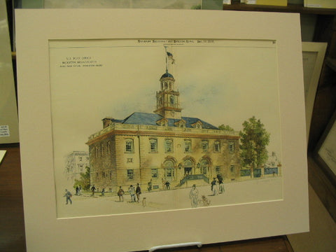 United States Post Office, Brockton, MA, 1898, James Knox Taylor