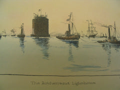 Rothersand Lighthouse, 1887, Unknown