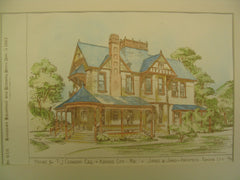 House for T. J. Cookson,, Kansas City, MO, 1887, James and James