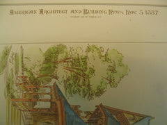 House for T. J. Cookson,, Kansas City, MO, 1887, James and James