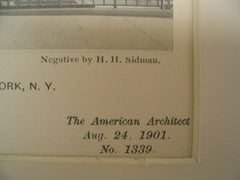 House of James B. Taylor on 50th St and Madison Avenue, New York, NY, 1901, Janes and Leo