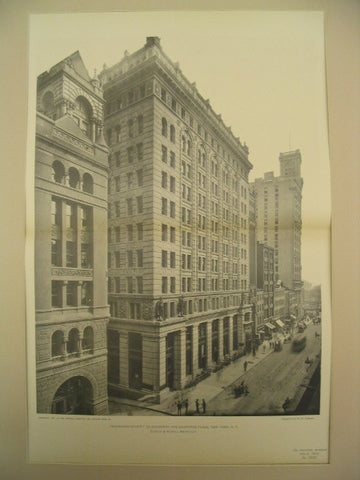 Exchange Court on 52 Broadway and Exchange Place, New York, NY, 1901, Clinton and Russell