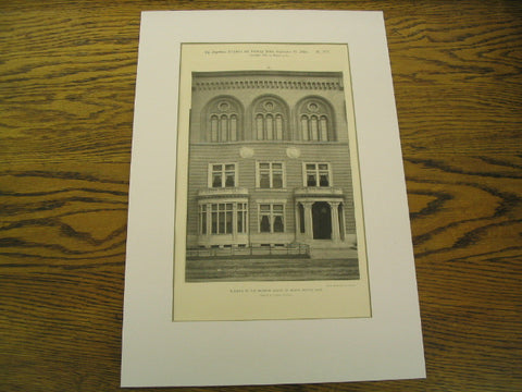 Building of the American Legion of Honor, Boston, MA, 1892, Rotch & Tilden