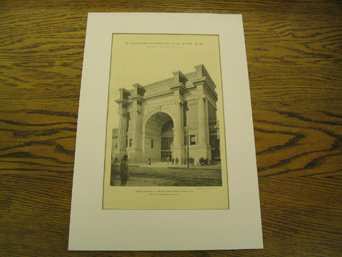 Central Entrance to the New Union Station, Boston, MA, 1894, Shepley, Rutan & Coolidge