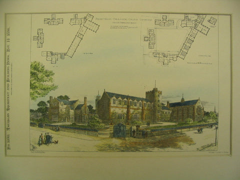 Presbyterian Theological College, Cambridge, MA, 1896, W. Howard Seth Smith and Arthur R. O. Fenning