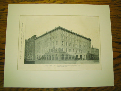Stable of Kenny & Clark, West Chester Park and Newbury Street, Boston, MA, 1894, Peabody & Stearns