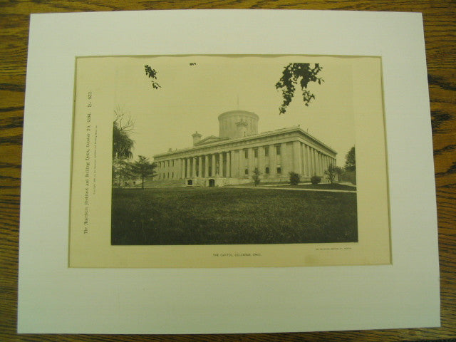 The Capitol, Columbus, OH, 1894