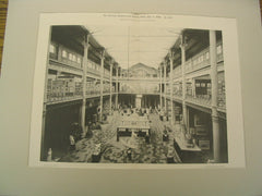 Interior of the Fine Art Building at the World's Columbian Exhibition, Chicago, IL, 1894, Charles B. Atwood
