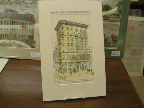Mercantile Building for W. E. Hutchins on Clinton and Fulton Streets, Boston, MA, 1899, Gay and Proctor