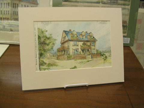 Residence of J. A. Hanley, Clayton, MO, 1896, F. C. Bonsack