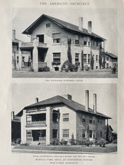 Morgan Park, MN, Dean & Dean, Architects, 1918, 5 Lithographs