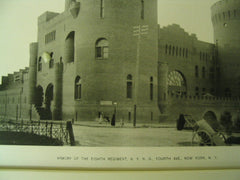 Armory of the Eighth Regiment of the New York National Guard on Fourth Ave., New York, NY, 1891