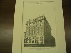 The Methodist Book Concern Building on Fifth Avenue, New York, NY, 1890, Edward H. Kendall