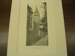 Tower of St. Augustine's , Brooklyn, NY, 1891, Parfitt Brothers