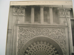 Entrance to the Rand and McNally Building, Chicago, IL, 1891, Burnham and Root
