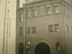House of W. F. Apthorp, Boston, MA, 1890, Rotch and Tilden