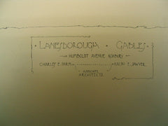 Lanesborough Gables, Lanesborough, MA, 1896, Charles E. Park