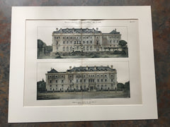 Andrew Carnegie House, New York, NY, 1899, Original Hand Colored *