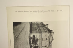 Congress Hill and Chamber of Deputies , Santiago, Chile, LAM, 1890, Unknown