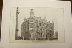 House in the Georgenstrasse , Munich, Bavaria, EUR, 1891, Josef Holzle