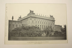 Herrenhaus, the New Parlament Building , Vienna, Austria, EUR, 1891, Baron Th. Hansen
