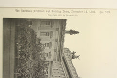 Herrenhaus, the New Parlament Building , Vienna, Austria, EUR, 1891, Baron Th. Hansen