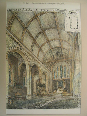 Church of All Saints, Falmouth, England, UK, 1890, J. D. Sedding