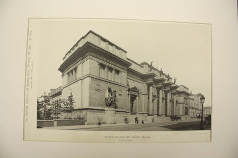 Palais des Beaux Arts , Brussels, Belgium, EUR, 1891, M. Balat