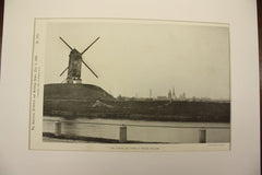 Towers and Spires , Bruges, Belgium, EUR, 1891, n/a