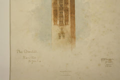Giralda, part of the Cathedral, Seville, Spain, EUR, 1890, n/a