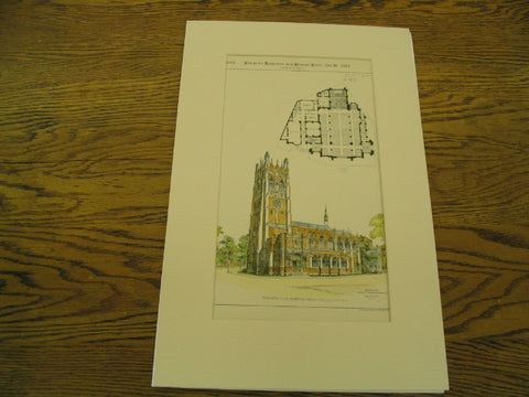 Church of the Messiah, Boston, MA, 1891, W. L. Price