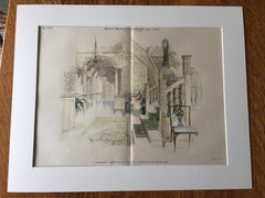 Dr W S Bryant, No. 1 Charlesgate East, Boston, MA, 1895, Original Hand Colored -