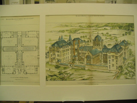 Convent and House of the Good Shepherd on Peoples Avenue, Troy, NY, 1886, T. O. Grady, Jr.