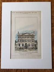 Orton & Nichols School Young Ladies, New Haven, CT, 1898, Hand Colored Original -