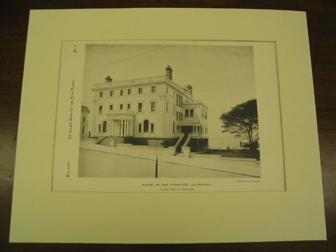 House, San Francisco, CA, 1890, A. Page Brown