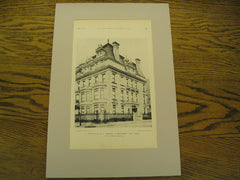 Residence of J. Hooker Hammersley, New York, NY, 1890, Wm. B. Tithill