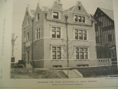 Residence for Hugh McKittrick, St. Louis, MO, 1890, Shepley, Rutan & Coolidge