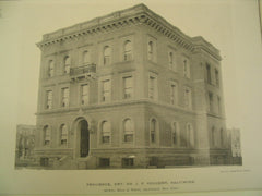 Residence of Dr. J. F. Goucher, Baltimore, MD, 1890, McKim, Mead & White