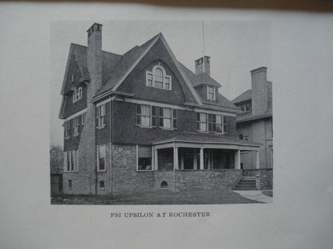 Psi Upsilon at University of Rochester , Rochester, NY, 1902, Unknown