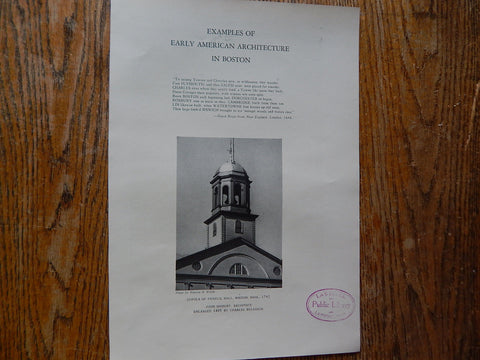 Harvard Co-Operative Society,Cambridge,MA, 1928, Lithograph. Perry, Shawn, Hepburn.