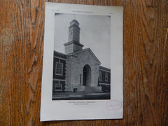 Town Hall, East Haven, CT, 1929,Lithograph. Orr.