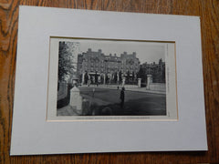 American Unitarian Association Bldg.,Boston, MA,1928, Lithograph. Putnam&Cox.