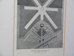 Proposed Airport, New York City From a Model by W.D. Archer,1929,Lithograph.
