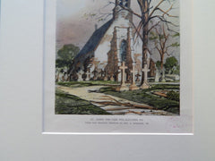 St. James the Less, Philadelphia, PA, 1928, Original Plan. Geo. C. Sponsler, Jr.