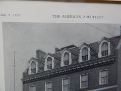 W & J Sloane Bldg.,Washington,DC, 1929,Lithograph. Voorhees,Gmelin&Walker.