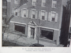 W & J Sloane Bldg.,Washington,DC, 1929,Lithograph. Voorhees,Gmelin&Walker.